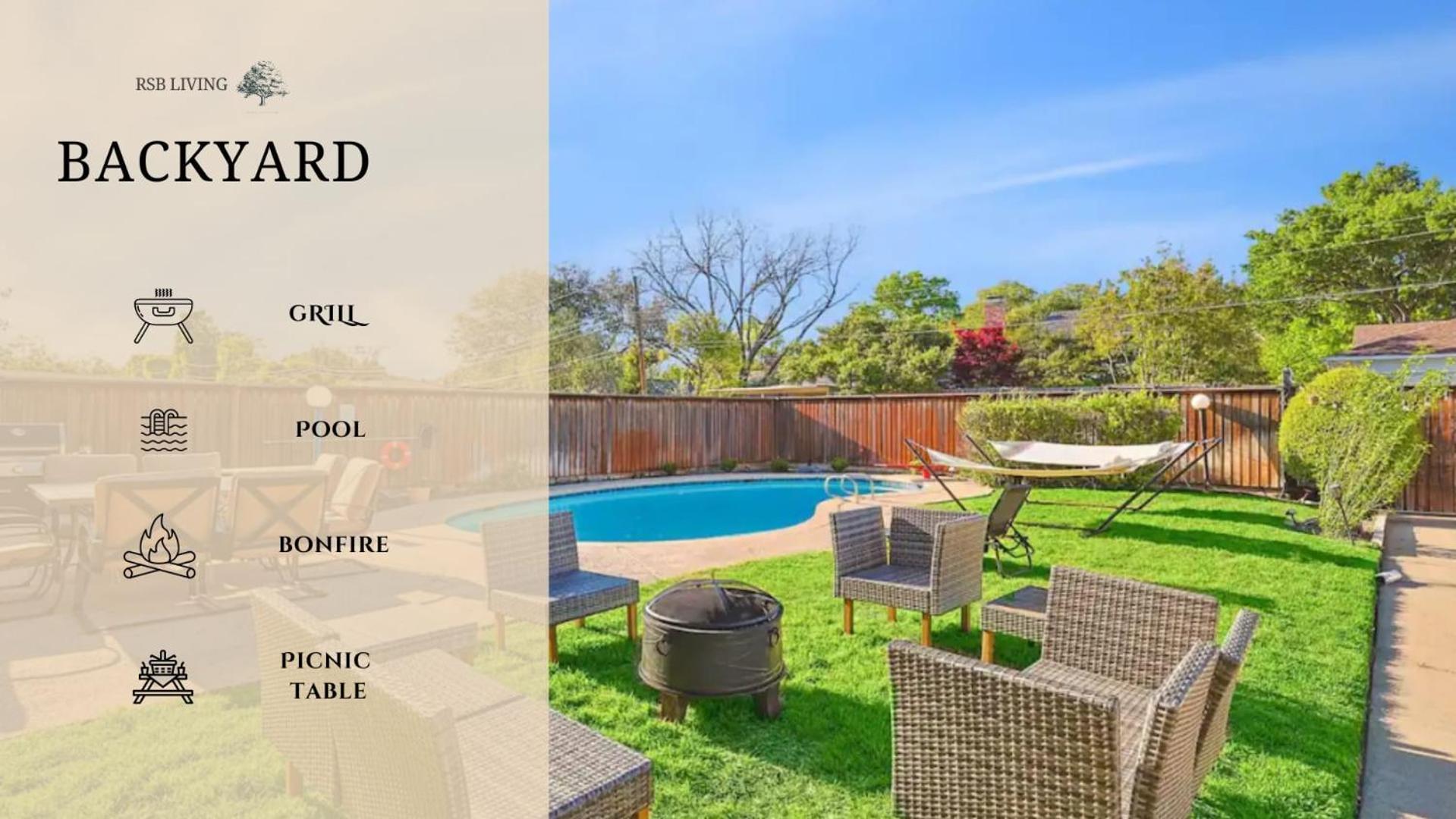 Spectacular 6Br 2,5Ba Holiday Home With Pool Dallas Luaran gambar